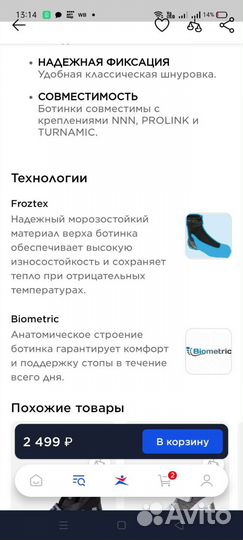 Лыжные ботинки