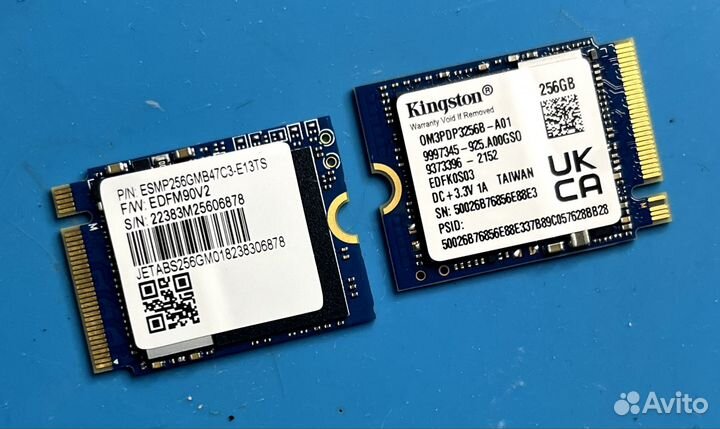 SSD 64-512 gb