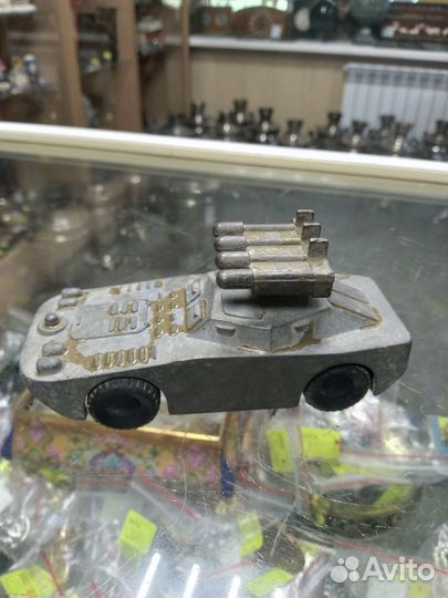 Игрушка,Броневик с ракетами, СССР,Металлическая