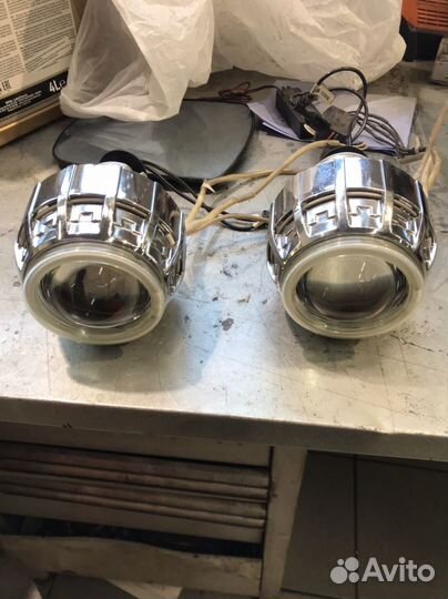 Биксеноновые линзы с ангельскими глазками