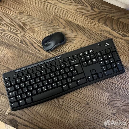 Комплект беспроводная клавиатура + мышь Logitech
