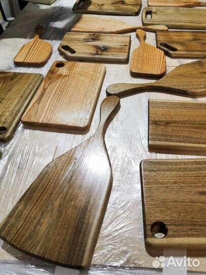 Доска кухонная разделочная кулинарная (дуб, орех)