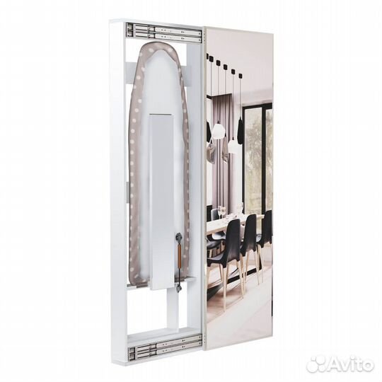 Настенная гладильная доска с зеркалом