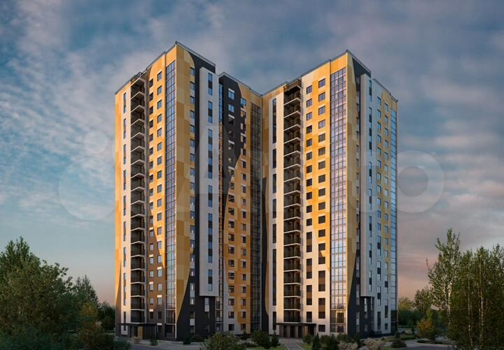 2-к. квартира, 64 м², 18/19 эт.