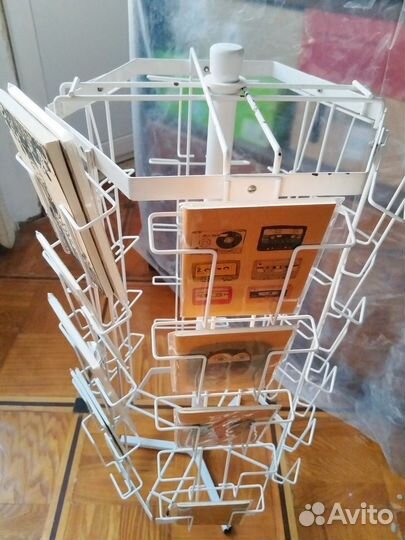 Стойка вертушка для блокнотов, открыток