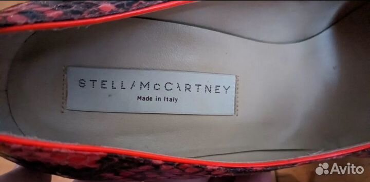 Stella mccartney туфли питон красные 37 размер