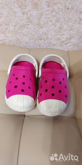 Сабо crocs для девочки