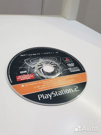 Игра диск человек паук для ps2