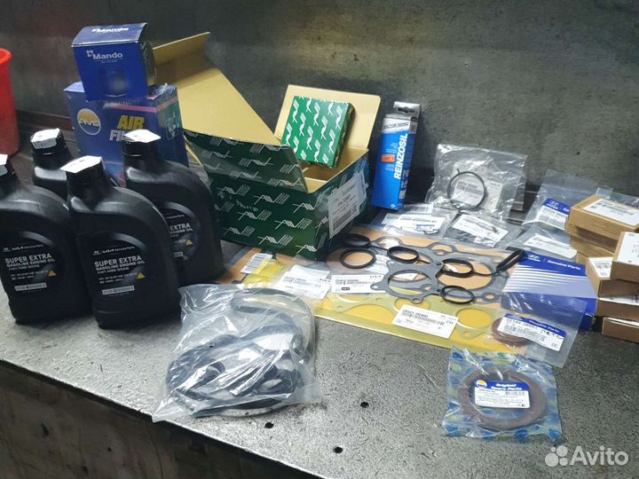 Комплект для переборки двс солярис 1.6 G4FC