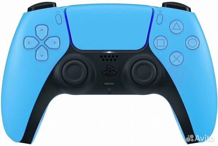 Геймпад sony ps 5 dualsense, голубой, новый