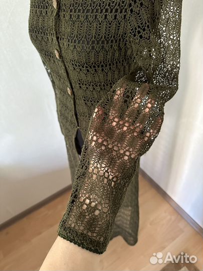 Накидка, вязаный кардиган