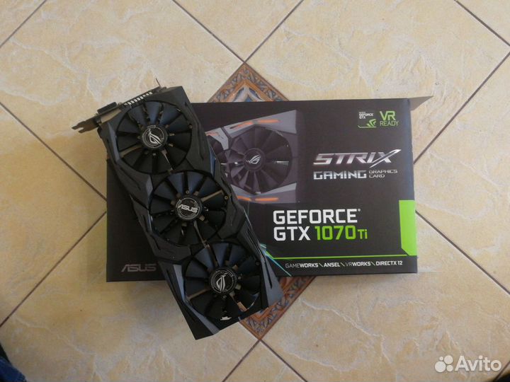 Видеокарта asus geforce GTX 1070ti