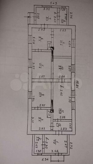 Дом 92,3 м² на участке 60 сот.