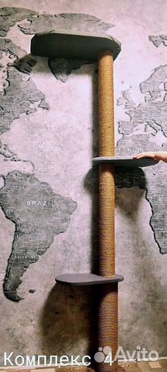 Когтеточка, домик для кошек, комплекс, лежанка