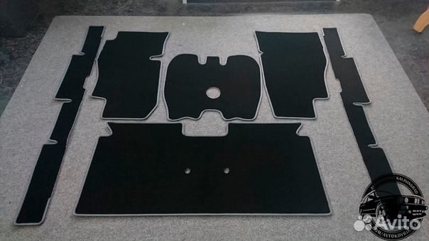 Ковры салона газ-24, чёрные
