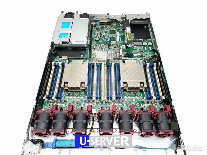 Сервер HP DL360 G9 4L 2*2667v4 256G P440ar 2*500W 2с2зР HPE ProLiant DL360 Gen9 4LFF 1U Б/У