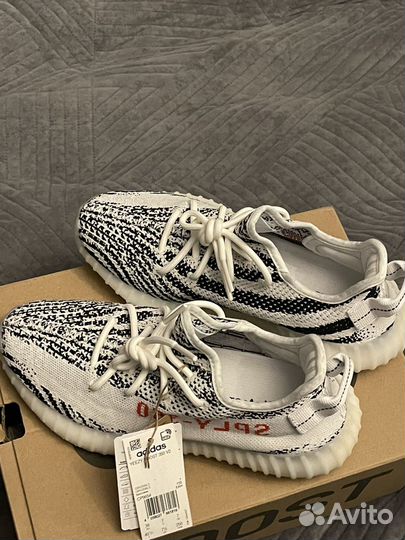 Оригинал Adidas yeezy boost 350 v2 zebra