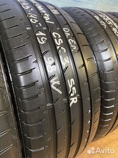 Continental ContiSportContact 3 SSR 245/45 R19 и 275/40 R19 101W