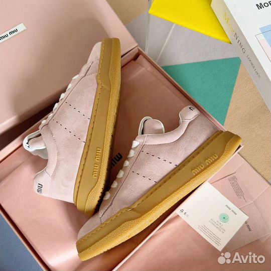 Кроссовки женские Miu Miu Pink
