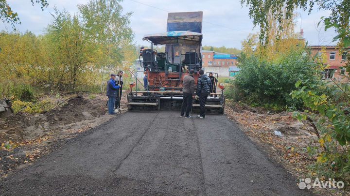 Асфальтирование, ремонт дорог, асфальтовая крошка