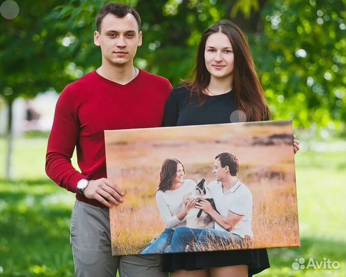 Портрет по фото 60на80 см