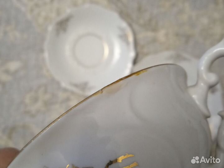 Чайные тройки дефект