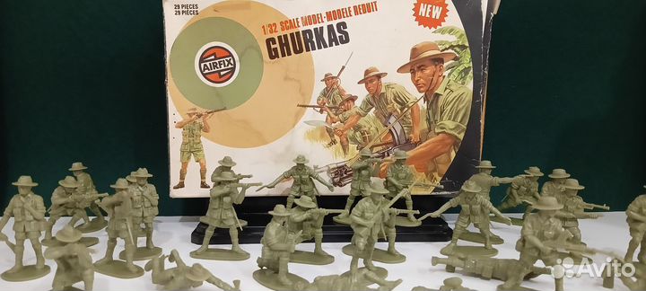 Модельки Airfix. Французские пехотинцы 1/32