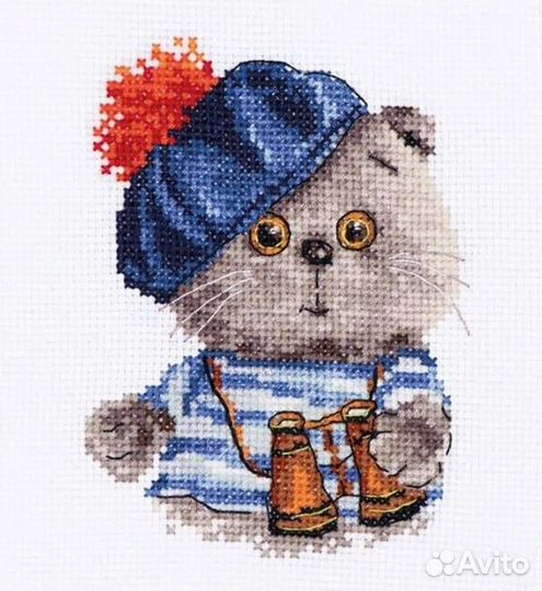 Новогодний подарок- картина крестиком