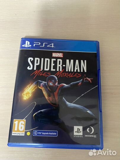 Игра на ps4 человек паук майлз моралес