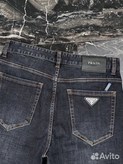 Джинсы мужские синие прада