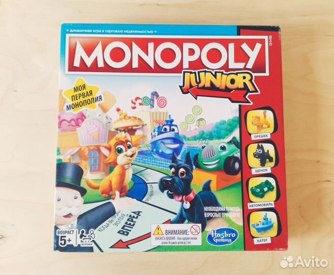 Монополия Junior (Monopoly) 5+