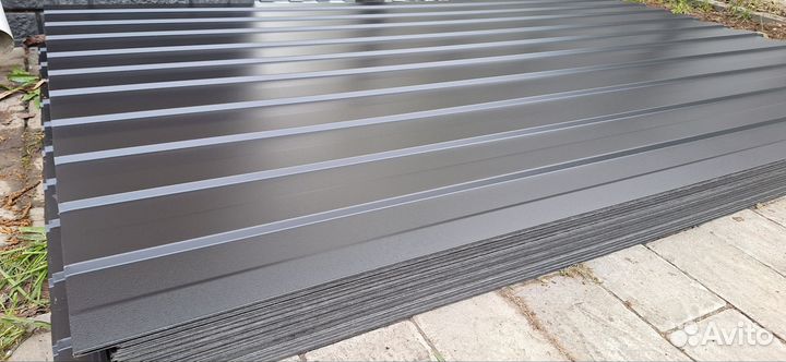 Профнастил с8 черный бархат