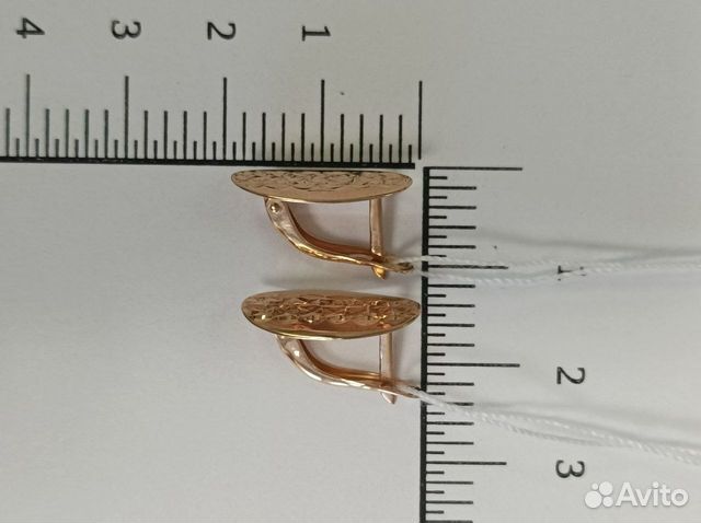 Золотые серьги