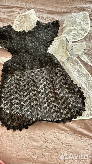 Фартуки 30-32 белый и черный