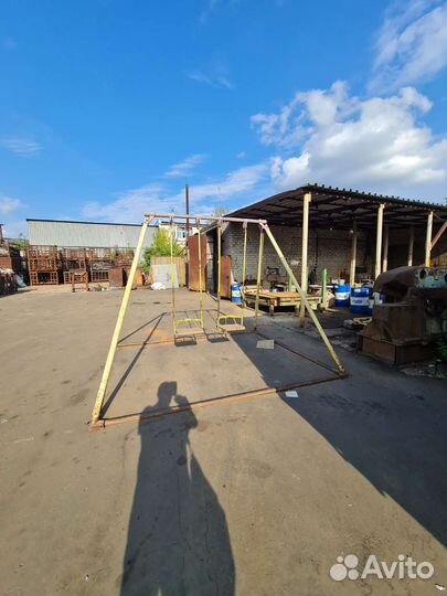 Детская качель уличная бу