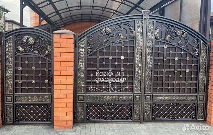 Кованые ворота