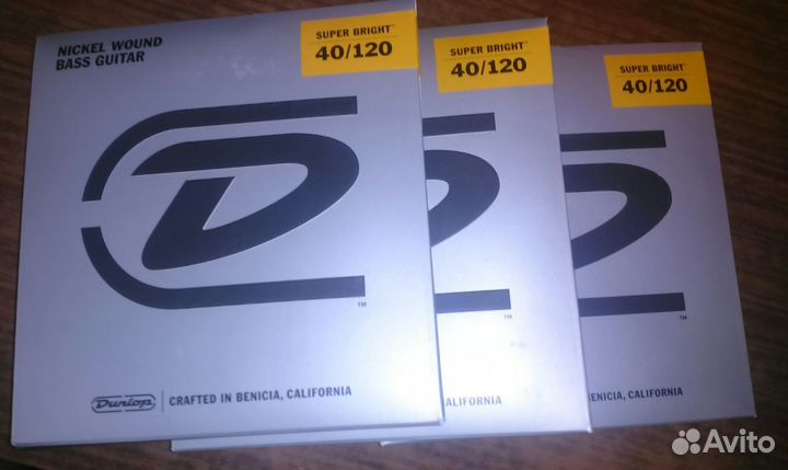 Струны бас гитары Dunlop Super Brights 040-120