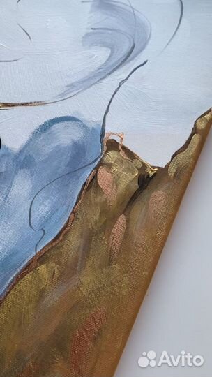 Картина абстракция ' Ветер '