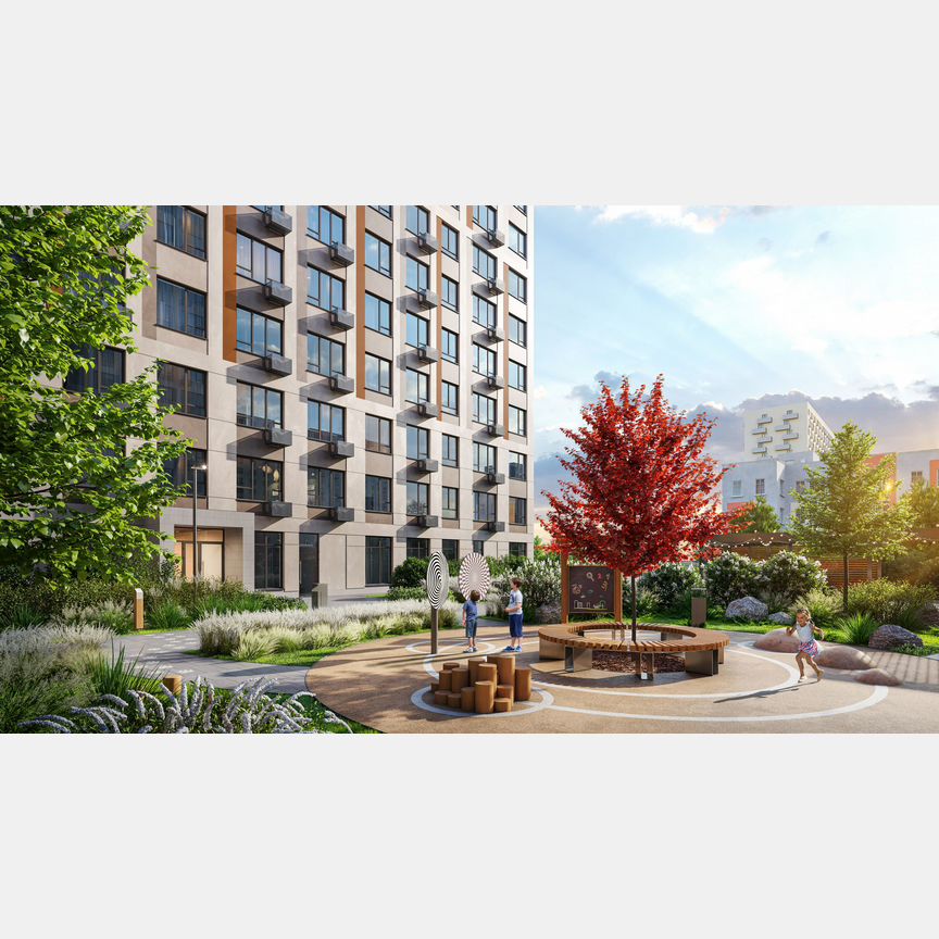 2-к. квартира, 53,8 м², 12/15 эт.