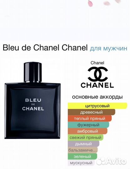 Парфюм мужской Bleu de Chanel 100мл