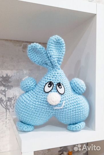 Зайка валентинка