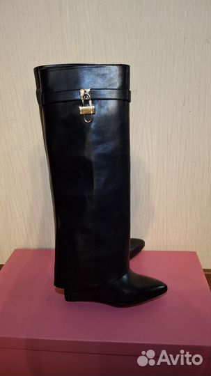 Сапоги женские натуральная кожа 37 38 размер