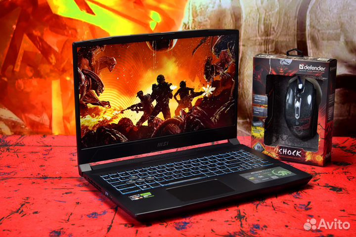 Игровой ноутбук MSI / RTX 4060 / Ryzen 5 / RFB