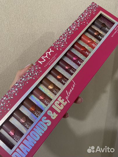 NYX набор замшевых помад новый оригинал
