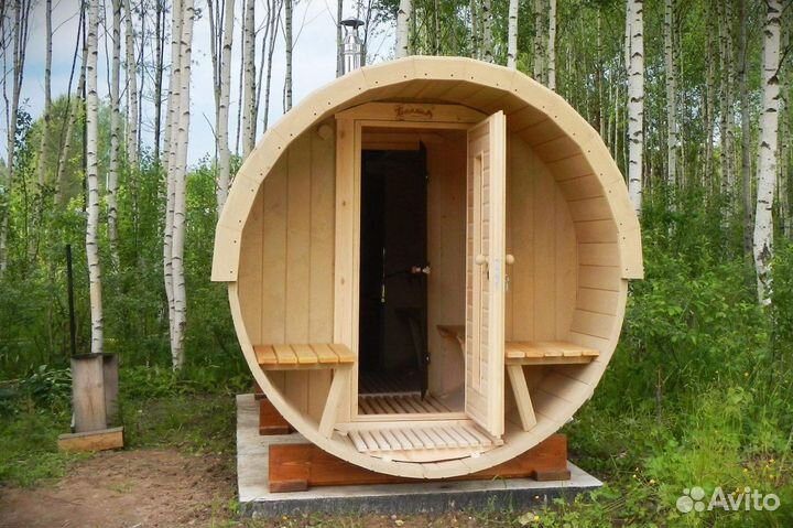 Баня бочка под ключ