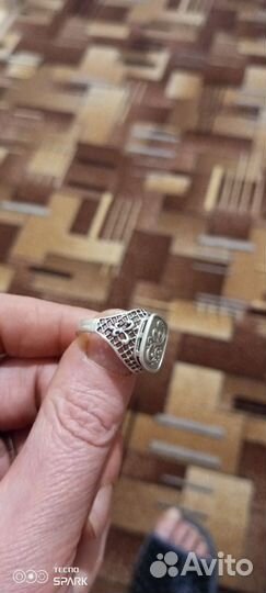Мужская печатка серебро СССР