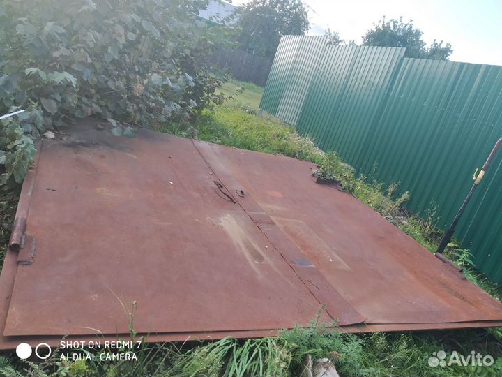 Металлические ворота бу