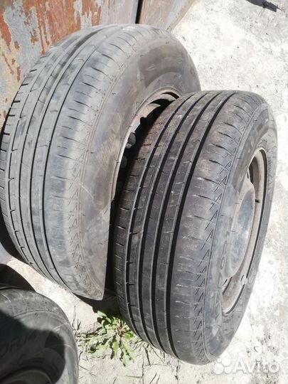 Колеса летние 195/70 r14почти новые