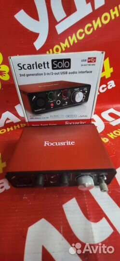 Звуковая карта focusrite scarlett solo