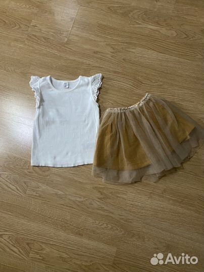 Набор вещей Zara, Gap 92-98